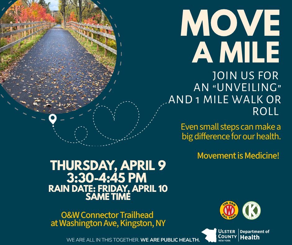Flyer for the move a mile event