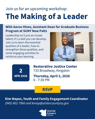 Flyer for the making of a leader event