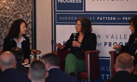 County Executive Metzger speaking at the Pattern for Progress breakfast