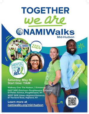 Flyer for NAMI Walks Mid-Hudson