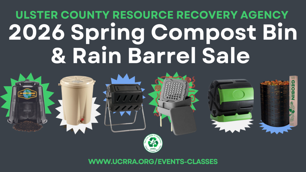 Banner for the 2026 UCRRA Spring Compost Sale