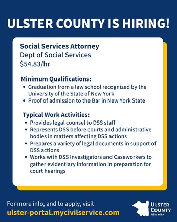 Hiring graphic for Social Services Attorneys