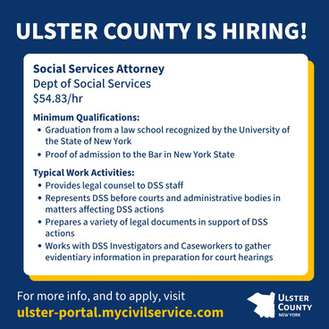Flyer for DSS Attorney Hiring