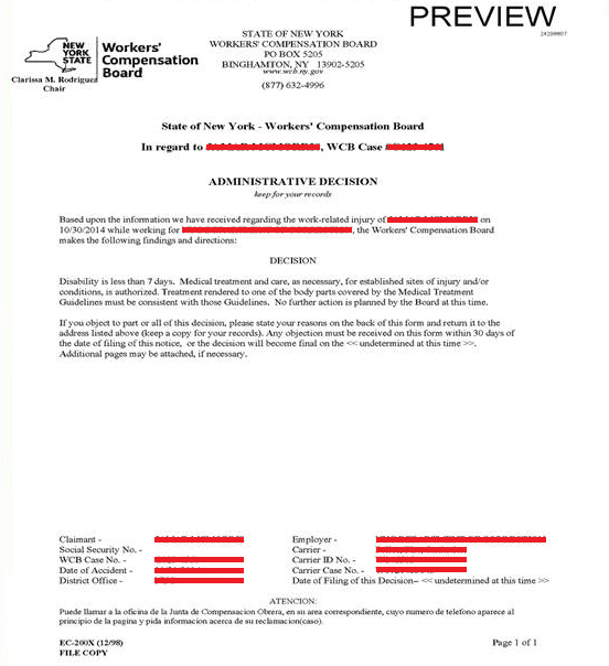 Administrative Decision Example Image