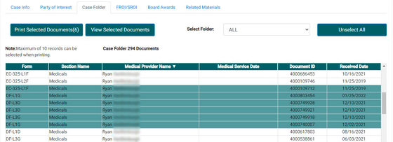 Shift Multiple Documents