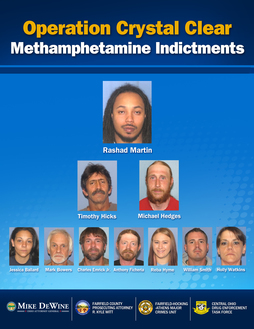 Suspects Indicted as part of "Operation Crystal Clear"