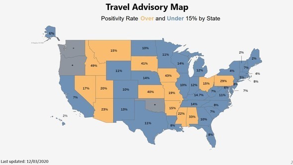 Travel Advisory Map