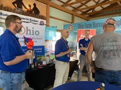 BWC safety consultants at the 2022 Ohio Farm Science Review