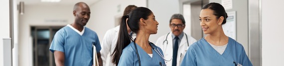 Healthcare workers together