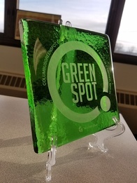 GreenSpotLight Award square shaped