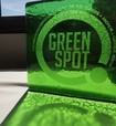GreenSpot award--green glass with etched logo in it