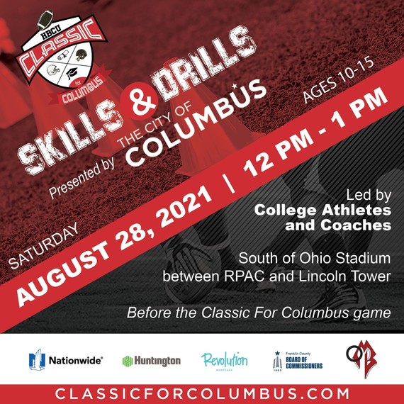 LIMITED FREE CLINIC HBCU Classic For Columbus Football Skills and Drills