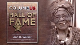 The City of Columbus Hall of Fame award for Ann B. Walker