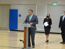 Mayor Ginther at the Climate Action Plan release