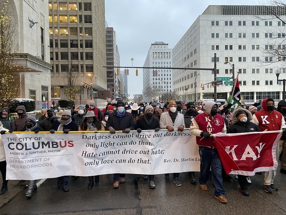 Columbus MLK March, Jan. 7, 2022