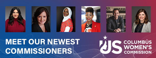 Headshots of six new Columbus Women's Commission members