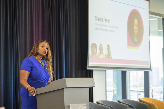 Councilmember Favor at the Housing for All Forum