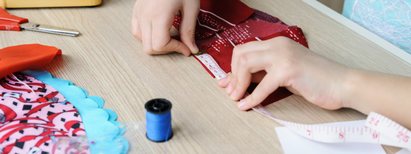 Kid Sewing