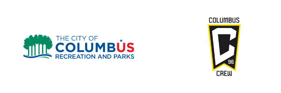 Columbus Recreation and Parks Department logo and Columbus Crew logo