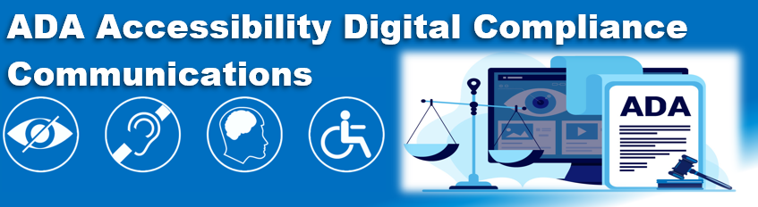 ADA Accessibility Digital Compliance Communications Banner