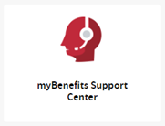 myBenefits Support Center Tile