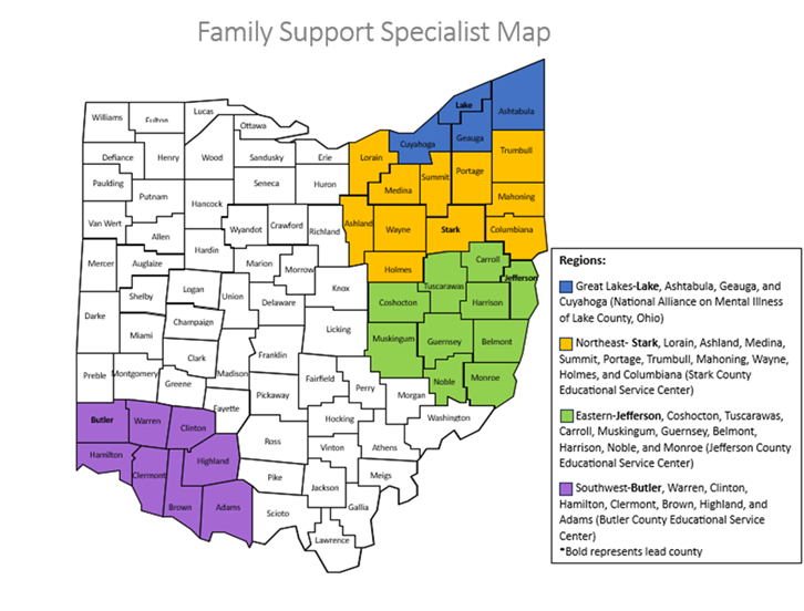 Family Support Specialist Map