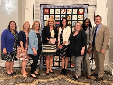 Elisha Cangelosi, Colleen Tucker. Dorothy Striker, Director Wente, Angela Sausser, Lucy Gobble, Katina Bays, Jeff Van Deusen at the PCSAO Conference