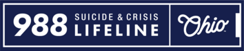 988 Suicide & Crisis Lifeline logo. Royal blue field with white letters