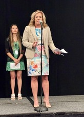 Director Wente speaking at the Leadership and Life Skills Summit.