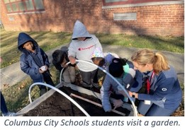 CCS students visit a garden