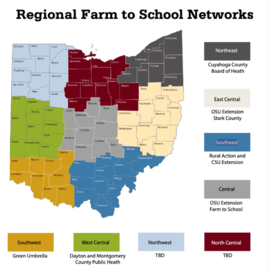Regional Farm to School Network Map
