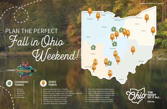 Plan the perfect Fall in Ohio Weekend