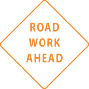 road work ahead
