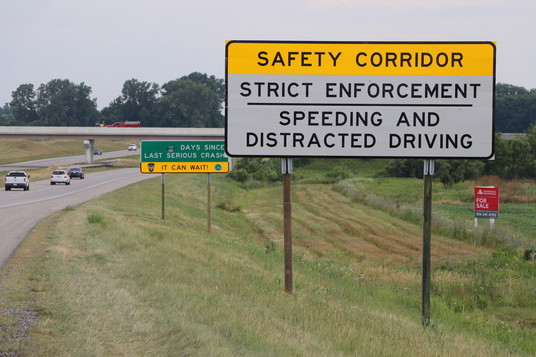 U.S. 33 distracted driving safety corridor