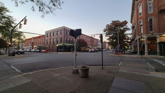 downtown area intersection