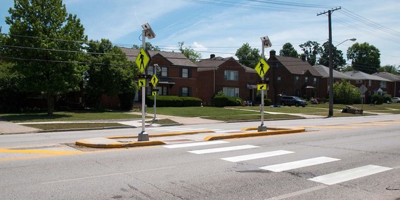 Crosswalk in Cleveland