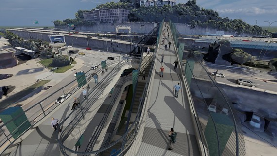 Adams-Gilbert Ped Bridge