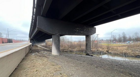 I-271 Bridge Fire Damage