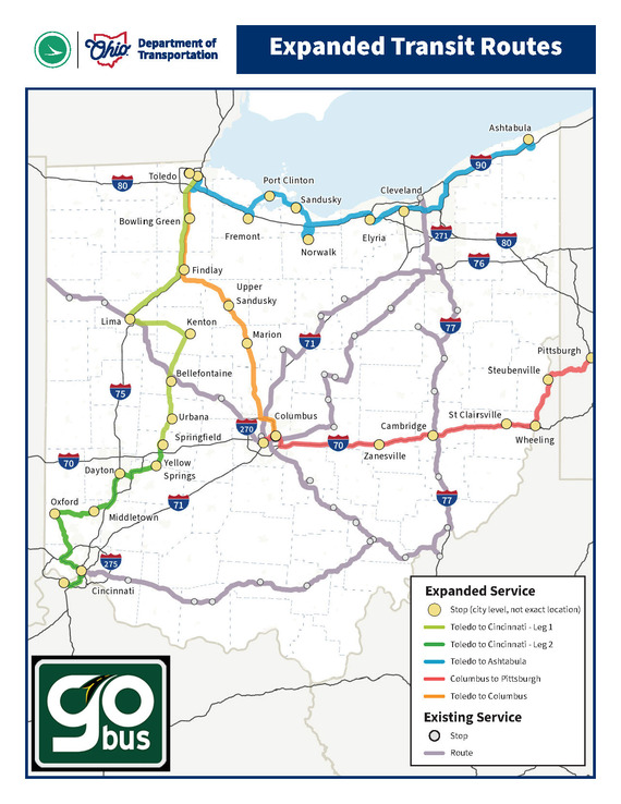 GoBus Routes Map