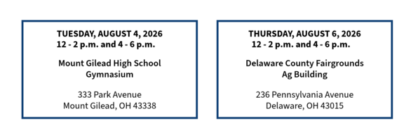 Public Meeting Dates