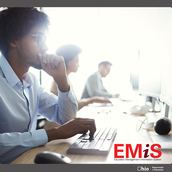 Professional adults using computers.