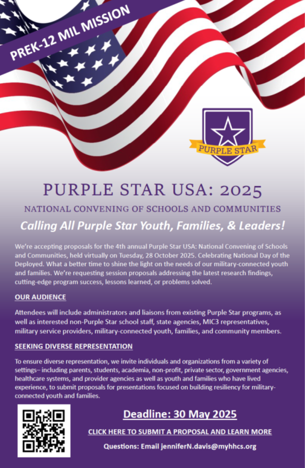 Purple Star National Convening Flyer