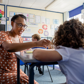 Educator and student