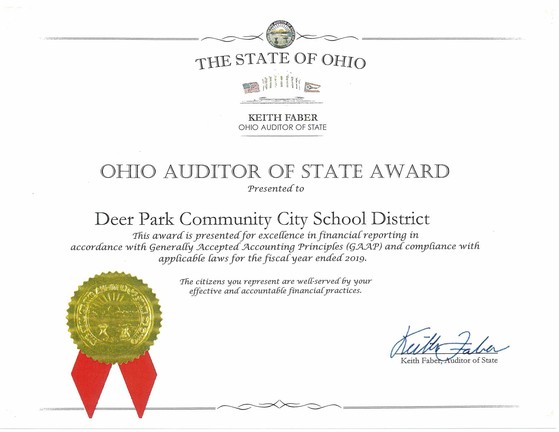 Auditor of State Award