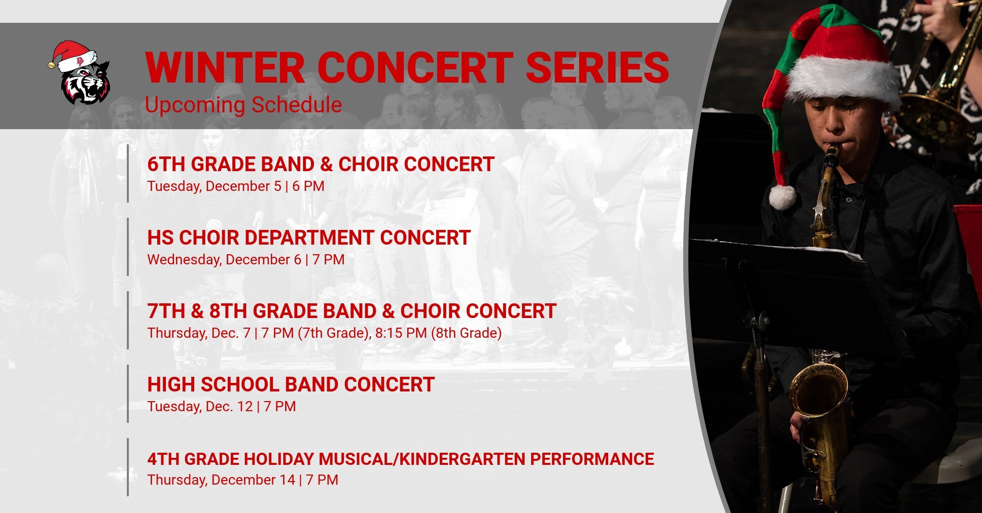 Deer Park Concert Band and Choir Announce Updated Winter Concert Series