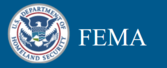 FEMA Logo on Blue Background