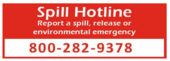 Report a spill, release, or environmental emergency