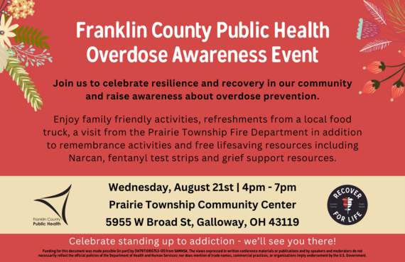 International Overdose Awareness Event Post