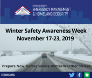 Winter Safety Awareness Week Graphic