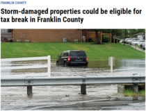 Storm-damaged properties could be eligible for tax break in Franklin County